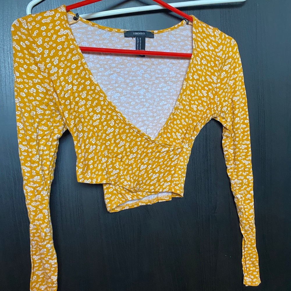 wrap around crop top